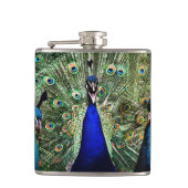 Beautiful Peacock Flachmann (Vorderseite)