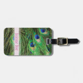 Beautiful Peacock Gepäckanhänger (Vorderseite horizontal)
