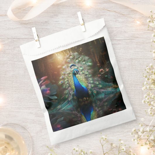 Beautiful Peacock Geschenktütchen (Ausgeschnitten)