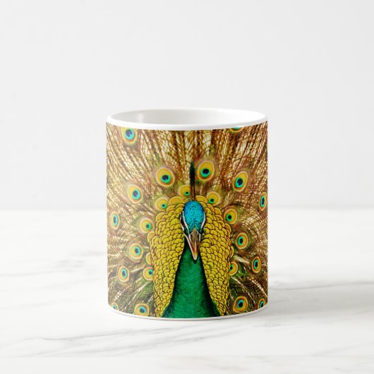 Beautiful Peacock Kaffeetasse (Mittel)