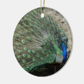 Beautiful Peacock Keramikornament (Links)