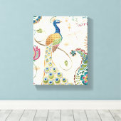 Beautiful Peacock Leinwanddruck (Insitu (Holzboden))