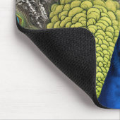 Beautiful Peacock Mousepad (Ecke)