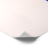 Beautiful Peacock Pfau Bird Willife P Poster (Ecke)