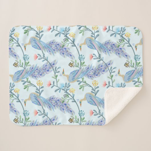 Beautiful Peacock Sherpadecke (Vorderseite (Horizontal))