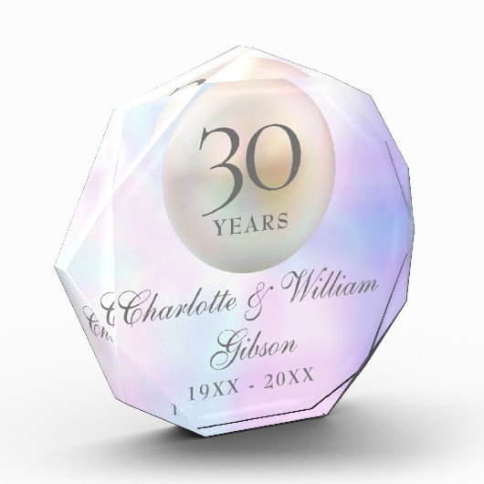 Beautiful Pearl 30. Jahrestag Fotoblock (Links)