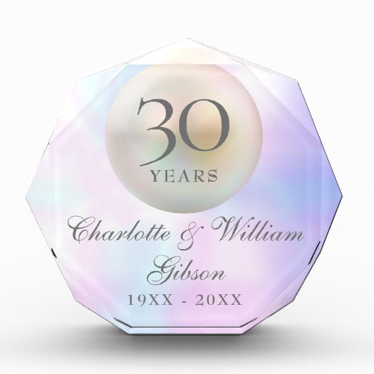 Beautiful Pearl 30. Jahrestag Fotoblock (Vorderseite)