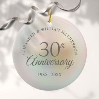 Beautiful Pearl 30. Jahrestag Keramik Ornament