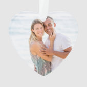 Beautiful Pearl 30-jähriges Foto Ornament (Rückseite)