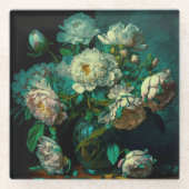 Beautiful Peony Blume Getränke Coaster Glasuntersetzer (Vorderseite)
