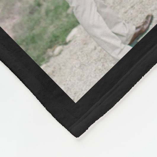 Beautiful personalised fleece blanket for lovers (Ecke)