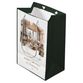 Beautiful Personalized Christmas Home atmosphere Mittlere Geschenktüte