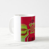 Beautiful Phantastisch African Red Gelb Motif Patt Kaffeetasse (Vorderseite Links)