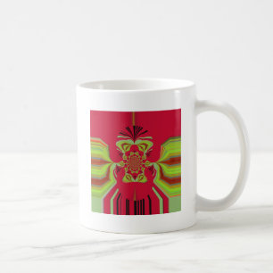 Beautiful Phantastisch African Red Gelb Motif Patt Kaffeetasse