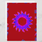 Beautiful phantastisch India Motif Mendi Art Desig Briefbogen (Vorne/Hinten)