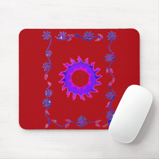 Beautiful phantastisch India Motif Mendi Art Desig Mousepad (Mit Mouse)