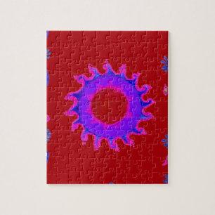 Beautiful phantastisch India Motif Mendi Art Desig Puzzle