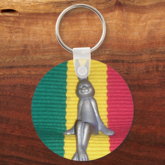 Beautiful phantastisch Rabbit Kingston Jamaica Schlüsselanhänger (Vorderseite)