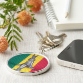 Beautiful phantastisch Rabbit Kingston Jamaica Schlüsselanhänger (Seite)