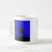 Beautiful Phantastisch Sunset Camel Safari Kaffeetasse (Vorderseite Links)