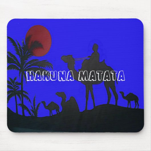Beautiful Phantastisch Sunset Camel Safari Mousepad (Vorne)