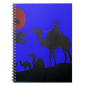 Beautiful Phantastisch Sunset Camel Safari Notizblock (Vorderseite)