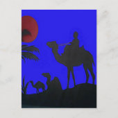 Beautiful Phantastisch Sunset Camel Safari Postkarte (Vorderseite)