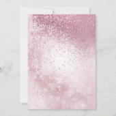 Beautiful Pink Bokeh Brautparty - Einladung (Rückseite)