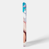 Beautiful Pink Christmas Girl 01 Case-Mate iPhone Hülle (Rückseite / Links)