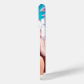 Beautiful Pink Christmas Girl 01 Case-Mate iPhone Hülle (Rückseite / Links)