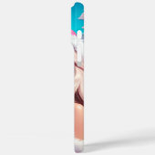 Beautiful Pink Christmas Girl 01 Case-Mate iPhone Hülle (Rückseite / Links)