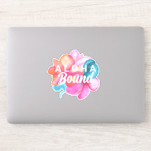Beautiful Pink Coral Aloha Blume Custom Sticker
