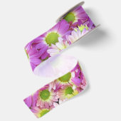 Beautiful Pink Daisy Satinband (Rückseite)