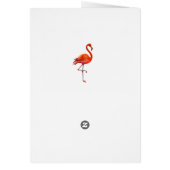 Beautiful Pink Flamingo Geburtstag (Hinten)