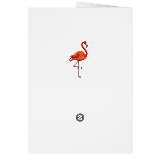 Beautiful Pink Flamingo Geburtstag (Hinten)