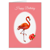 Beautiful Pink Flamingo Geburtstag (Vorne)