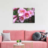 Beautiful Pink Floral Canvas Print Leinwanddruck (Insitu (Wohnzimmer))