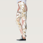Beautiful Pink Roses ,Gold , Luxury elegant Leggings (Links)