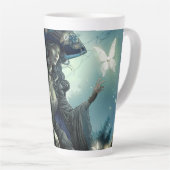 Beautiful Pirate Fairy - Latte Tasse (Rechte Ecke)