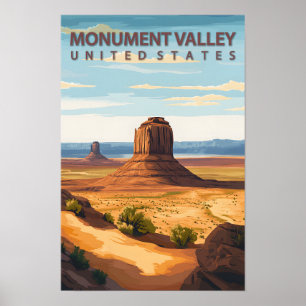 Beautiful Place Monument Valley USA Reisen Poster