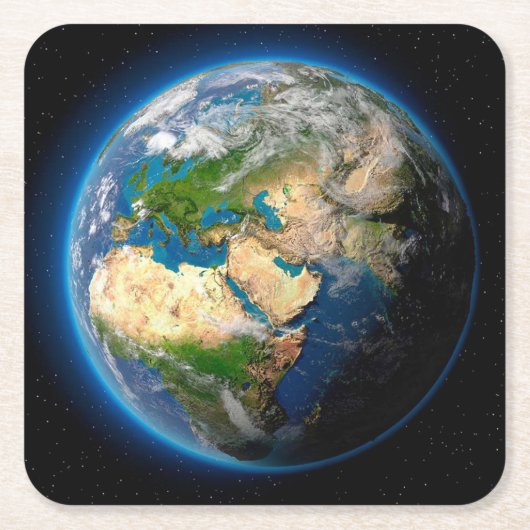 Beautiful Planet Earth Untersetzer Set (Vorderseite)