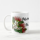 Beautiful Pohutukawa Blume Kaffee Tasse (Links)