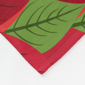 Beautiful Poinsettia Fleece Blanket (Ecke)