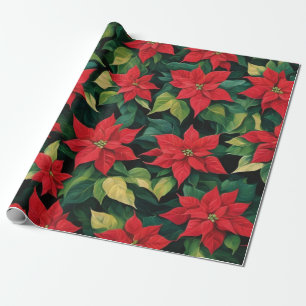 Beautiful Poinsettia Geschenkpapier