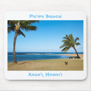Beautiful Po'ipu Beach, Kaua'i, Hawaii Mousepad