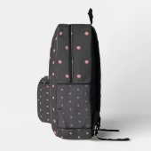 Beautiful Polka Dot Backpack for Women Bedruckter Rucksack (Rechts)