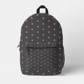 Beautiful Polka Dot Backpack for Women Bedruckter Rucksack (Vorderseite)