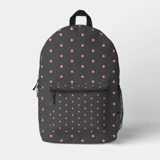 Beautiful Polka Dot Backpack for Women Bedruckter Rucksack (Vorderseite)