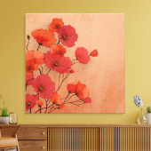 Beautiful poppies  leinwanddruck (Insitu (Wohnzimmer))