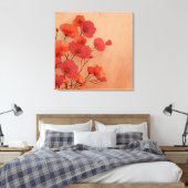 Beautiful poppies  leinwanddruck (Insitu (Schlafzimmer))